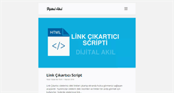 Desktop Screenshot of dijitalakil.com